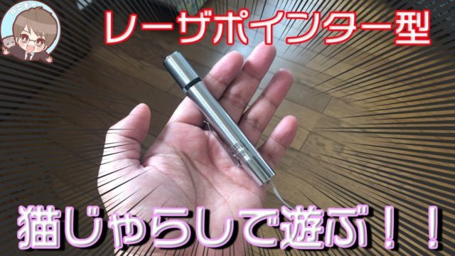 【LEDポインター レビュー】遊びながら運動不足解消ができる猫のおもちゃ【動画あり】