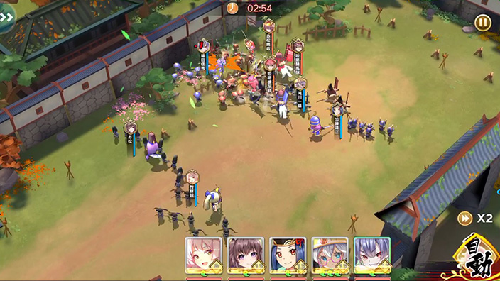 戦国少女_基本的な戦闘システム